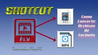 Shotcut , Como convertir archivos de formato