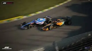 Daniel Ricciardo crash with Alpine F1 Manager 2022