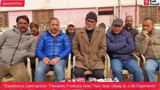 &ldquo;Bandipora Contractors Threaten Protests Over Two-Year Delay in JJM Payments&rdquo;