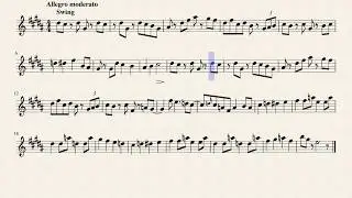 The Island at Noon - Tomodachi Collection Alto Sax Sheet Music