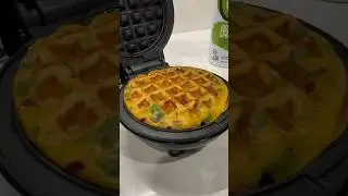 Savory Protein Waffles | Paneer Pakora Waffles #waffle #snack #healthy