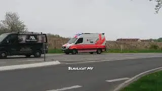[Einsatz 12.05.2021] RTW DRK Rettungswache Binz auf Anfahrt zum Einsatzort