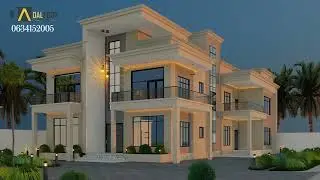 Villa G+1 24m x 36m Hargeisa | Naqshad Casri ah