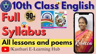 10th class English  full syllabus 2024 question paper board exam Telangana SSC SCERT ts | one shot