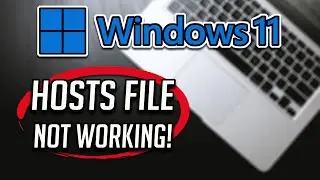 Hosts File Not Working in Windows 11/10 FIX [SOLVED]