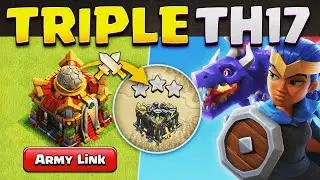 MISMATCHED War? TRIPLE Base #1 in Opponent Clan 😎 Best TH16 Army Link