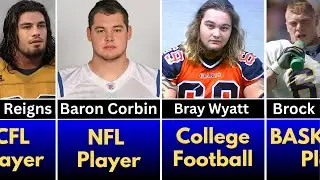 WWE Wrestlers Who Played Football You Didn't Know !