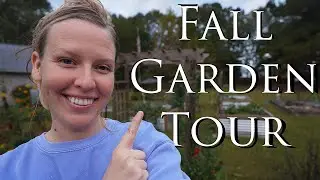 A relaxing walk through my fall harvest garden 