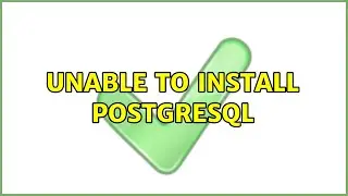 Ubuntu: Unable to install PostgreSQL