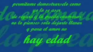 LETRA - Para el amor no hay edad 