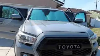 WeatherTech window shades for Toyota Tacoma  - (Spoiler!) DON'T BUY!