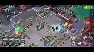 Attacking Operation Foxtrot [Axiom] with 3 Mechs and 15 Bombardiers | Boom Beach
