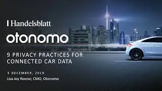 9 Privacy Practices for Connected Car Data