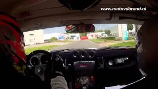 ONBOARD Hellendoorn Rally 2013 Mats vd Brand & Eddy Smeets