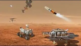 Mars rower landing -  animation