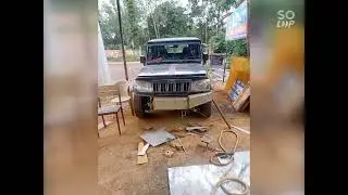 Mahindra bolero bumper modified
