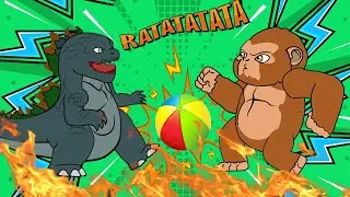 POOR BABY GODZILLA vs. KONG LIFE -Godzilla VS Kong | EPIC BATTLE!! Godzilla Animation Cartoon