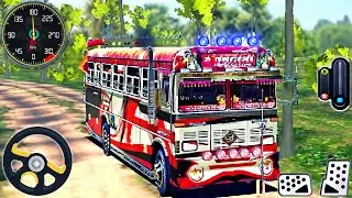 Coach Luxury Big Indian Bus Driving - Driving Simulator Srilanka - Android GamePlay #3