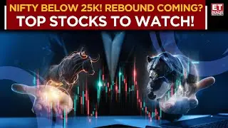 Nifty Slips Below 24,900! Will It Rebound This Week? | Bank Nifty, PSU Banks & Stock Picks | ET Now