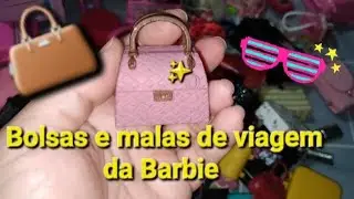ACESSÓRIOS DA BARBIE, BOLSAS ,MOCHILAS  E MALAS DE VIAGEM#barbie