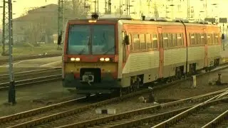 Traint at Hatvan, Hungary on the 22nd of Dec. 2015 / Vonatok Hatvanban / Züge in Hatvan