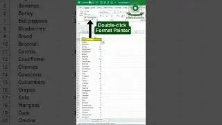 🖌️ Format Painter | 💥 Amazing tricks of Format Painter | #exceltips #exceltricks #formatpainter