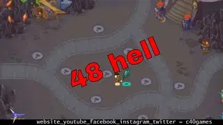 king of defense level 48 hell with local hero
