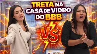 BBB26: Jordana e Chaiany armam barraco na casa de vidro do BBB 