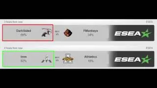 CSGO Lounge Betting Predictions - DarkSided Vs FMonkeys, Imm Vs Athletico