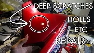FIX YOUR FAIRING or BUMPER (Plastics) FOR CHEAP!! Holes, Deep Scratches, etc.