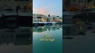 Marina Susnet views hit different El Gouna Red Sea #Marina #Sunset #Egypt #Travel