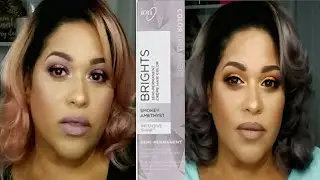 ion Brights Semi-Permanent Cream Hair Color Smokey Amethyst l Marylin Morales