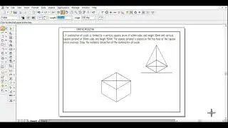 Combination of square prism and square pyramid