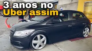 3 ANOS TRABALHANDO NO UBER COM CARRO REBAIXADO / &Ocirc;nix rebaixado com rodas 18