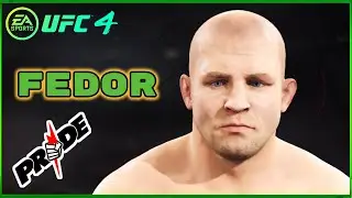How to Create FEDOR EMELIANENKO | CAF Formula ! Create a Fighter - EA UFC 4