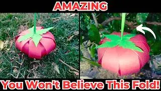MAKE a Tomato with A4 Paper in JUST 10 Minutes!