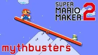 Does Giant Mario Weigh More Than Normal Mario? - Super Mario Maker 2 Mythbusters [#3]