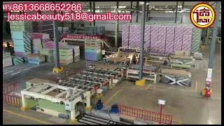 Full Automatic PVC Laminated Gypsum Ceiling Board Production Line Gypsum board manufacturing machine