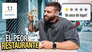 ME ESTAFAN en el PEOR RESTAURANTE VALORADO de ESPA&Ntilde;A... *ES UNA TRAMPA PARA TURISTAS*