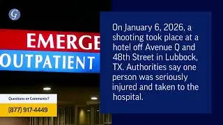 1 Injured in Hotel Shooting off Avenue Q in Lubbock, TX