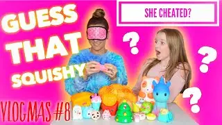Vlogmas Day 8 BLINDFOLDED SQUISHY CHALLENGE WITH MOM | Bryleigh Anne