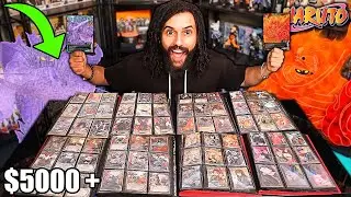 SHOWING AND ORGANIZING MY ENTIRE NARUTO AND ANIME CCG CARD COLLECTION!! *LEGENDARY SUSANOO CARDS*