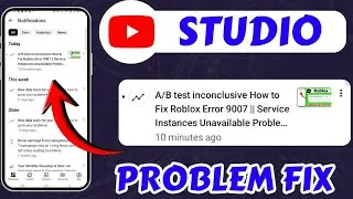 YouTube Studio A/B Test Inconclusive Problem Fix || How to Use YouTube Studio A/B Test Features