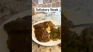 Check out this comfort meal I made #salisburysteak #mealidea #recipe