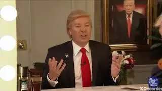 Trump interviews himself(best moment