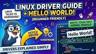 Linux Device Drivers for Beginners | Write Your First Kernel Module (EP 1)