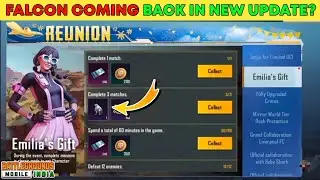 OMG😱FREE FALCON & FREE CHARACTER VOUCHER EVENT? | BGMI NEW EMILIA CHARACTER EVENT | ON HIT EFFECT