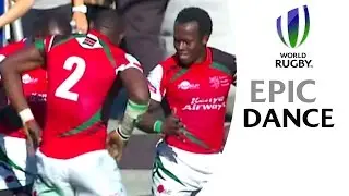 Kenya's EPIC dance-off as they celebrate win in Las Vegas