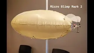 RC Micro Blimp Mk2 Flight Test, Maneuverability Demonstration