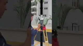 Leica TS01 - Medindo sem prisma